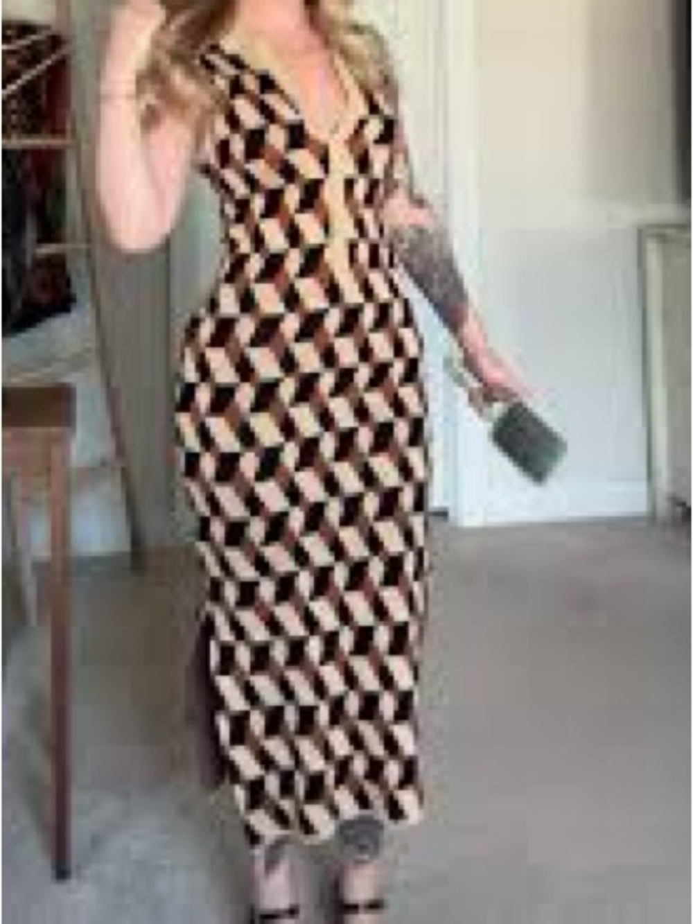 House of Harlow Knit Midi Sweater Dress Medium - Picture 5 of 5